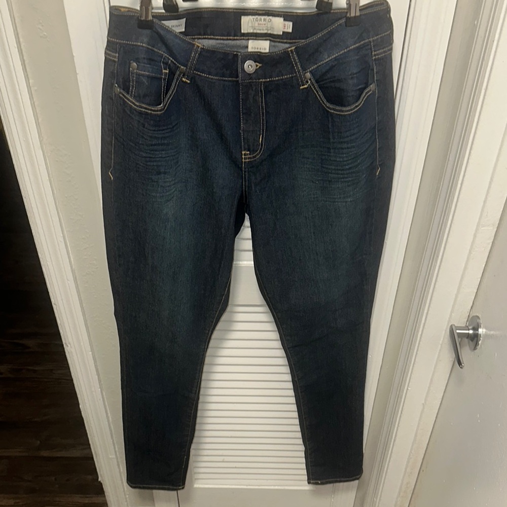Torrid Blue Skinny Jeans with Timeless Appeal